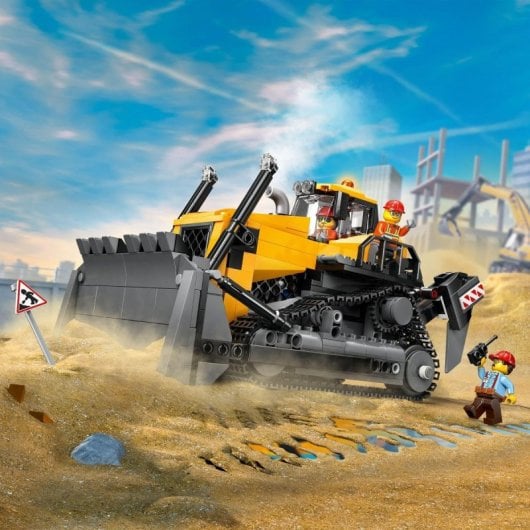 LEGO City Yellow Bulldozer 60466 682 pièces 8+ Pistons de moteur et accessoires