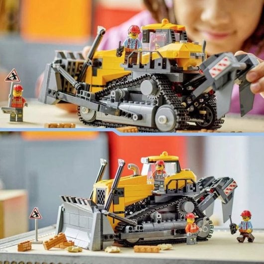 LEGO City Bulldozer Gelb 60466 682 Teile