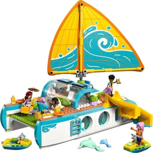 LEGO Friends 42664 Conjunto de construção Voyage Boat Adventure com 685 peças para maiores de 8 anos