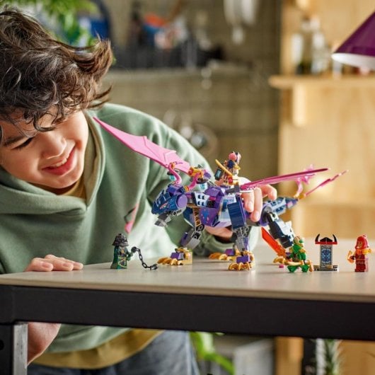 Set de construcción LEGO NINJAGO Dragón Maestro Rontu 71842 381 piezas articulado