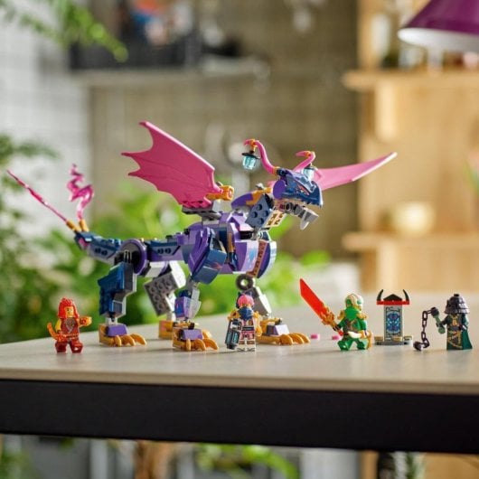 Set de construcción LEGO NINJAGO Dragón Maestro Rontu 71842 381 piezas articulado