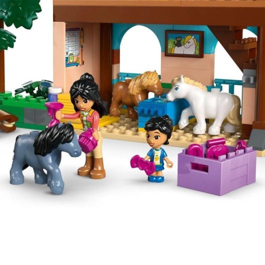 Conjunto de construção Lego Friends 42654 Pony Ranch e Stable, 727 peças, carruagem funcional e elevador