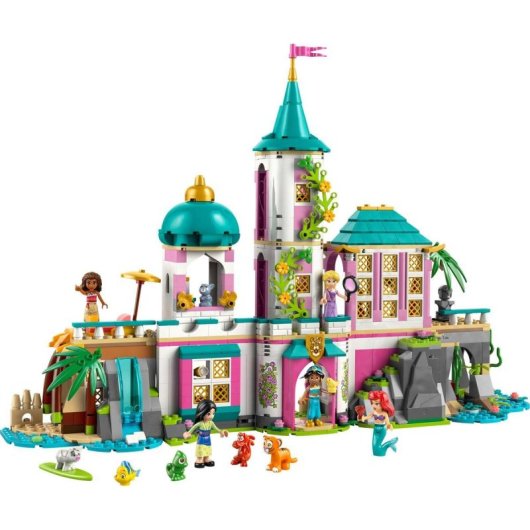 Set de construcción Lego Castillo de las Princesas y Mascotas Reales 787 piezas Disney