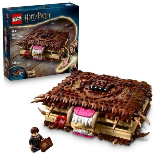 LEGO Harry Potter Monstruoso Livro dos Monstros Mordedor 76449 518 peças