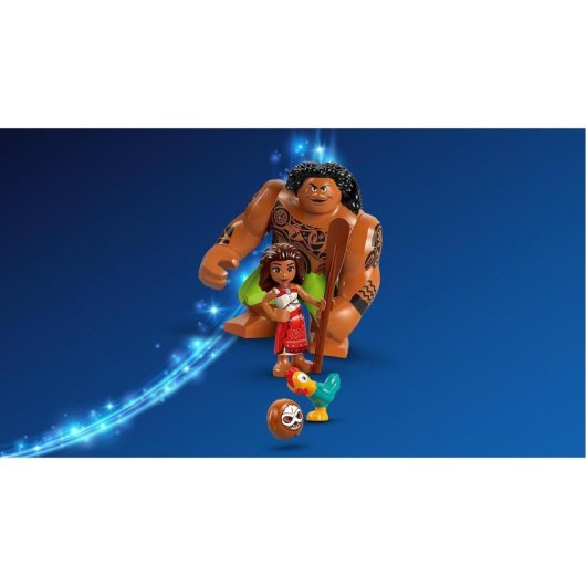 Set de construcción Lego Disney Barcaza de los Kakamora 43258 572 piezas 9 personajes
