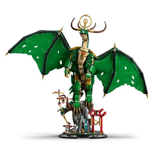 LEGO NINJAGO Ensemble Dragon Gardien 71847 1650 pièces, articulé, Maître Wu, à exposer