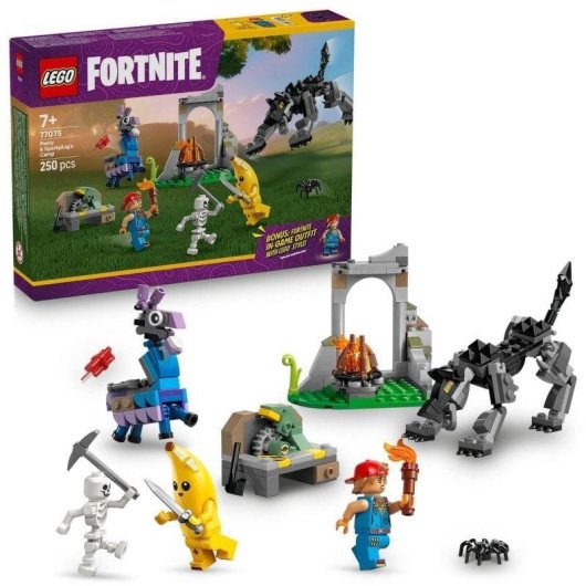 LEGO Fortnite Campamento de Banano e Bujía 250 peças