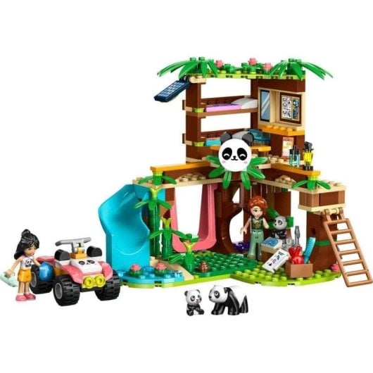 Set de Construcción Lego Friends 42648 Refugio para Pandas 243 piezas Casa Árbol Quad
