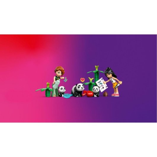 Lego Friends 42648 Panda Shelter Conjunto de construção com 243 peças Quad Tree House