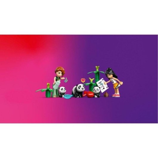 Set de Construcción Lego Friends 42648 Refugio para Pandas 243 piezas Casa Árbol Quad