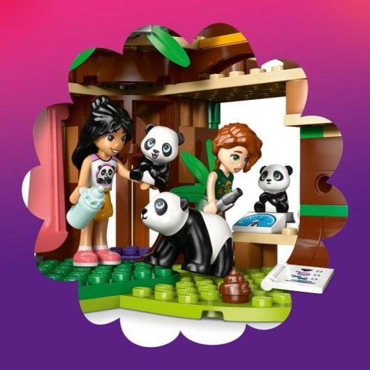 Lego Friends 42648 Panda Shelter Conjunto de construção com 243 peças Quad Tree House