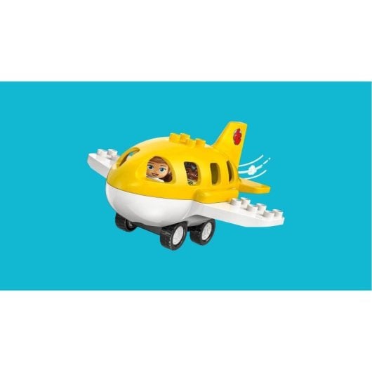 Lego DUPLO 10443 Erstes Mal am Flughafen Bauset, 23 Teile und Figuren