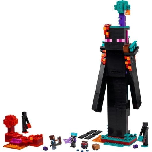 Set de construcción Lego Minecraft 21279 La Torre del Enderman 867 piezas modular