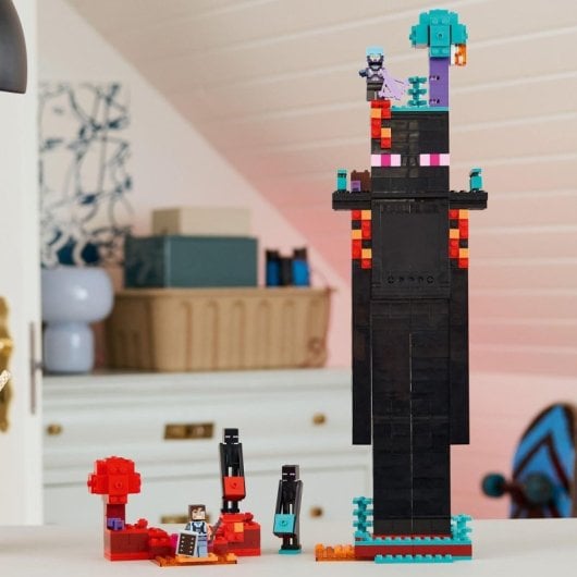 Set de construcción Lego Minecraft 21279 La Torre del Enderman 867 piezas modular