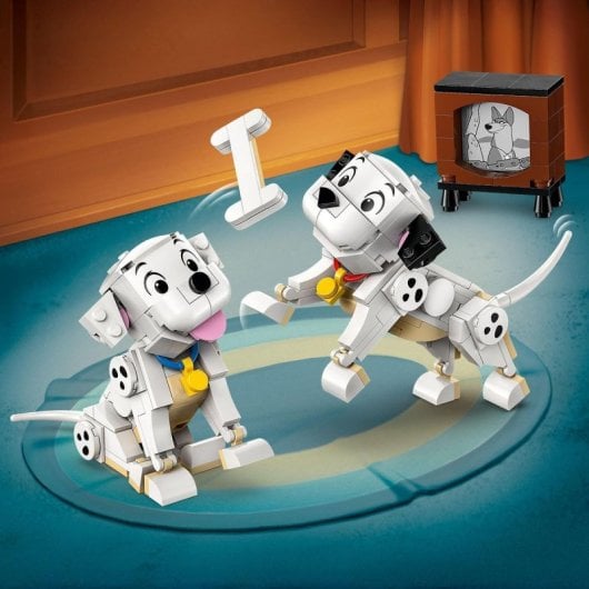 Set de construcción Lego 43271 Lucky y Penny Cachorros articulados Disney 268 piezas