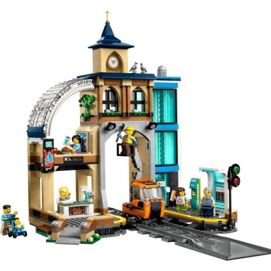 Set de Construcción LEGO City 60469 Estación Central de Ferrocarril 752 piezas 7+ niveles y accesorios