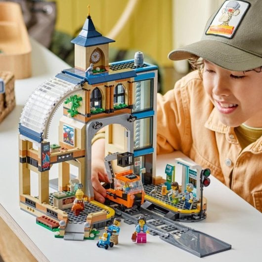 Set de Construcción LEGO City 60469 Estación Central de Ferrocarril 752 piezas 7+ niveles y accesorios
