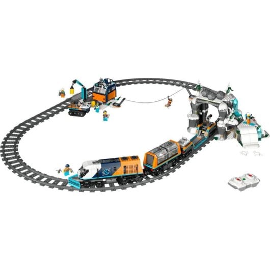 Conjunto de comboio Lego Arctic Express 60470 motorizado com 1517 peças e comando STEM