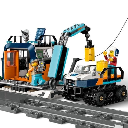 Conjunto de comboio Lego Arctic Express 60470 motorizado com 1517 peças e comando STEM