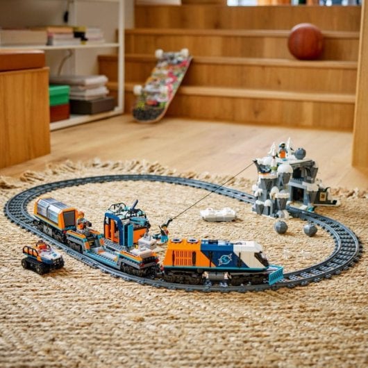 Conjunto de comboio Lego Arctic Express 60470 motorizado com 1517 peças e comando STEM