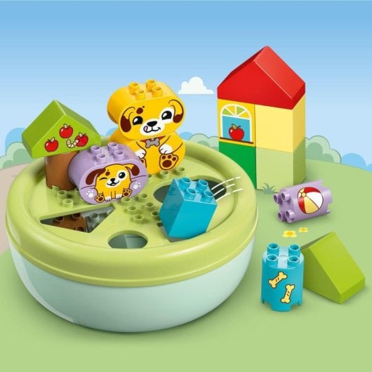 LEGO DUPLO 10441 Maison pour chiots Trieur de formes 17 pièces sans piles