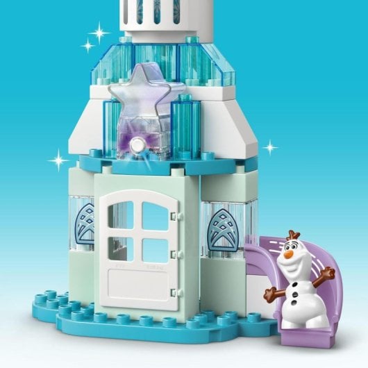 Juguete LEGO DUPLO Disney Frozen 10455 Fiesta en el Castillo de Anna y Elsa 54 piezas, luz y accesorios