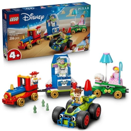Set de construcción Lego Disney 43264 Toy Story 206 piezas 4 personajes vehículos
