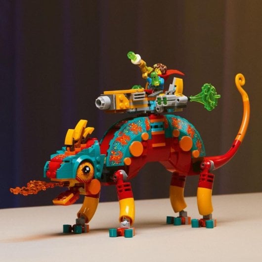 Lego DREAMZzz 71492 Conjunto de Construção Camaleão Flamejante Articulado de Mateo 443 peças