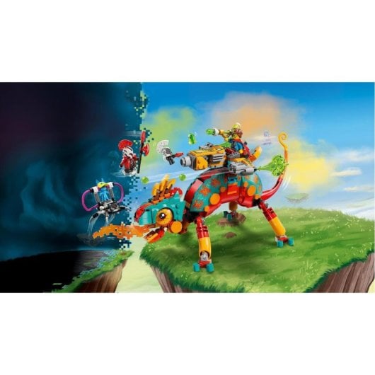 Lego DREAMZzz 71492 Conjunto de Construção Camaleão Flamejante Articulado de Mateo 443 peças