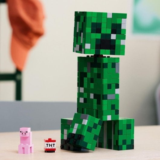 Lego Minecraft Creeper 21276 Figura de Acção Articulada 21cm 665 Peças Dinamite Oculta