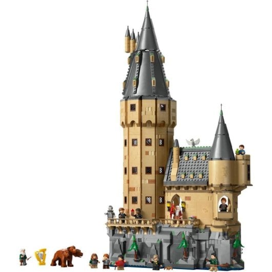 Conjunto LEGO Harry Potter 76454 Torre Central do Castelo de Hogwarts 2135 peças 12 minifiguras