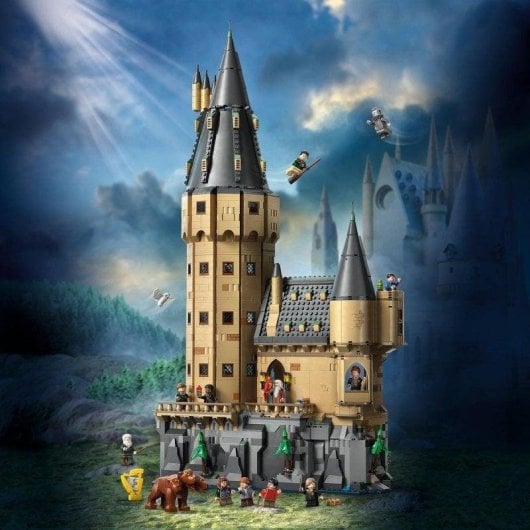 LEGO Harry Potter Schloss Hogwarts Zentrale Turm 76454 2135 Teile