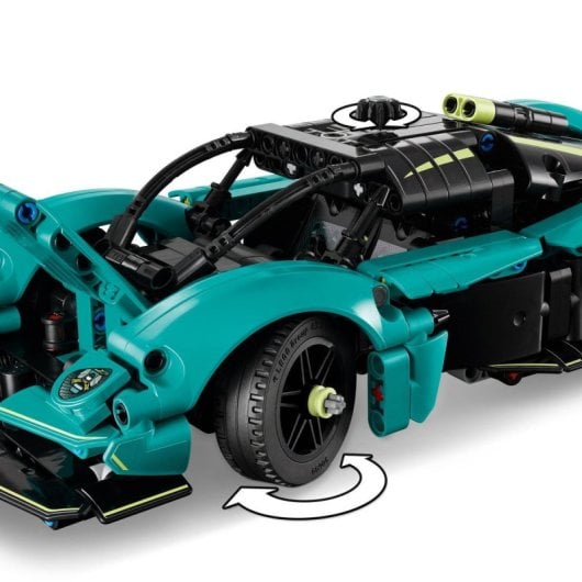 LEGO Technic Aston Martin Valkyrie Modelo 707 Peças Motor V12 Portas Seagull Turquesa