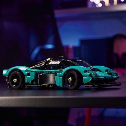 LEGO Technic Aston Martin Valkyrie Modelo 707 Peças Motor V12 Portas Seagull Turquesa