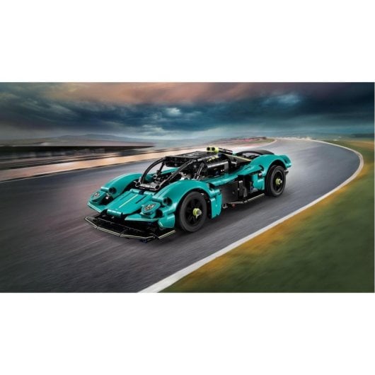 LEGO Technic Aston Martin Valkyrie Modelo 707 Peças Motor V12 Portas Seagull Turquesa