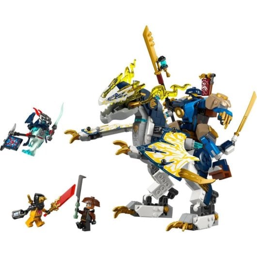 Conjunto de construção Lego Ninjago Rogue and Dragon Mech com 584 peças e mais de 8 minifiguras articuladas