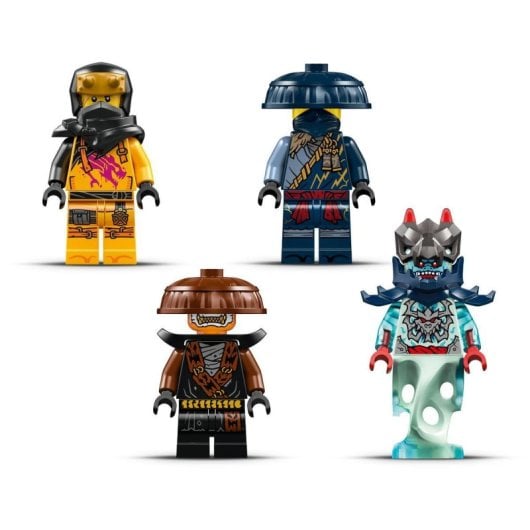 Conjunto de construção Lego Ninjago Rogue and Dragon Mech com 584 peças e mais de 8 minifiguras articuladas