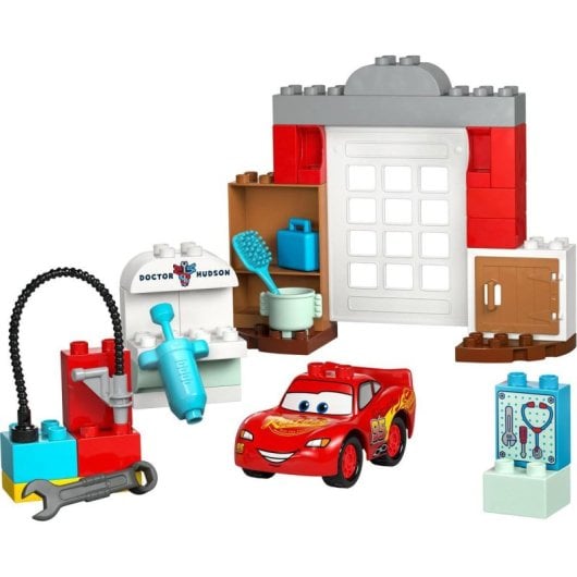 Set de construcción LEGO DUPLO 10456 Cars Rayo McQueen 35 piezas para juego creativo