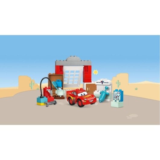 Set de construcción LEGO DUPLO 10456 Cars Rayo McQueen 35 piezas para juego creativo