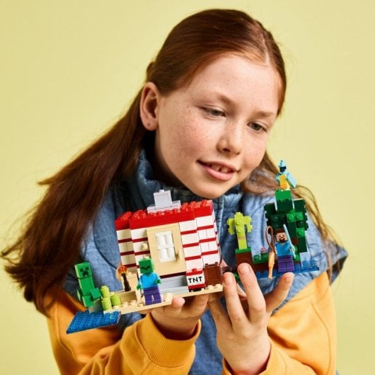 Set LEGO Minecraft La Casa-Dinamita de la Selva 21275 287 piezas Explosión Interactiva