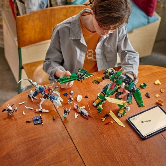 Lloyd's Conjunto de construção do reactor mecânico 1112 peças Ninjago transformável