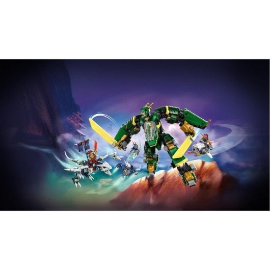 Lloyd's Conjunto de construção do reactor mecânico 1112 peças Ninjago transformável