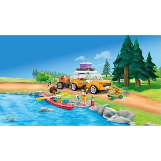 Conjunto de construção de automóveis Lego Friends 42659 Friendship Road Trip com 220 peças