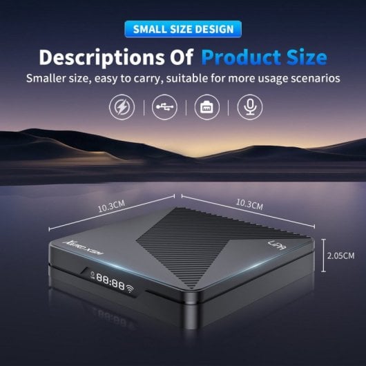 TV Box Android Lipa X88 Pro S905X5 4GB 64GB Android 14 8K Dolby Voice