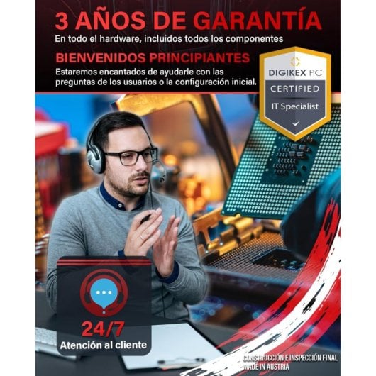 Ordenador Sobremesa GREED Nano Plus Ryzen 5 4600G 16GB 512GB SSD Windows 11 Pro WiFi 6