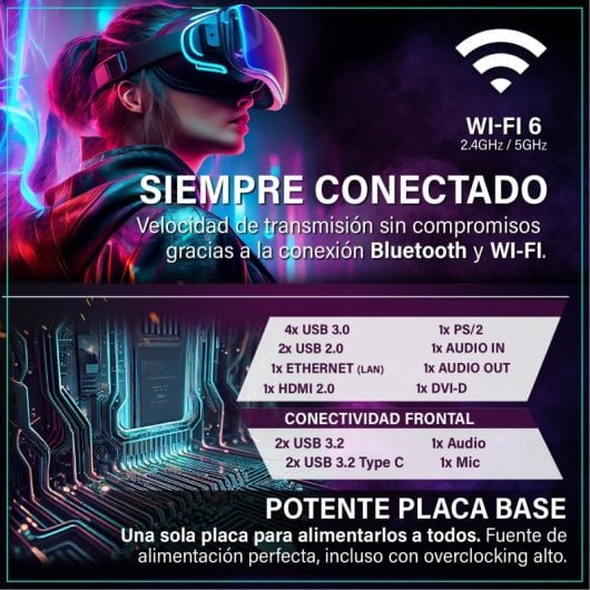 Ordinateur de bureau GREED MK2 Lite Ryzen 5 4600G 16 Go 1 To SSD Windows 11 Pro