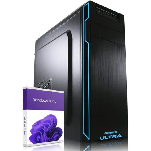 GREED Ultra i7-4790 Desktop PC 32 GB 1 TB SSD 1 TB HDD Windows 11 Pro WiFi 6