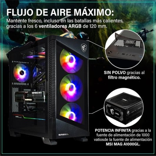 GREED MK5 Pro AMD Ryzen 7 7800X3D 32GB 2TB SSD RTX 5080 16GB Windows 11 Pro