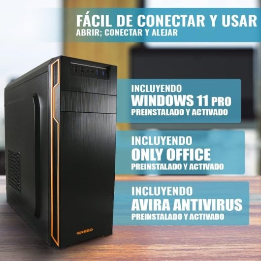 PC desktop GREED Basic 7 Intel Core i5-6500 8 GB 240 GB SSD Windows 11 Pro WiFi 6