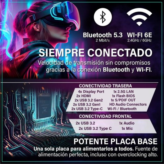 PC Sobremesa GREED MK5 Pro i7-13700F 32GB 1TB SSD RTX 5070 Ti Windows 11 Pro